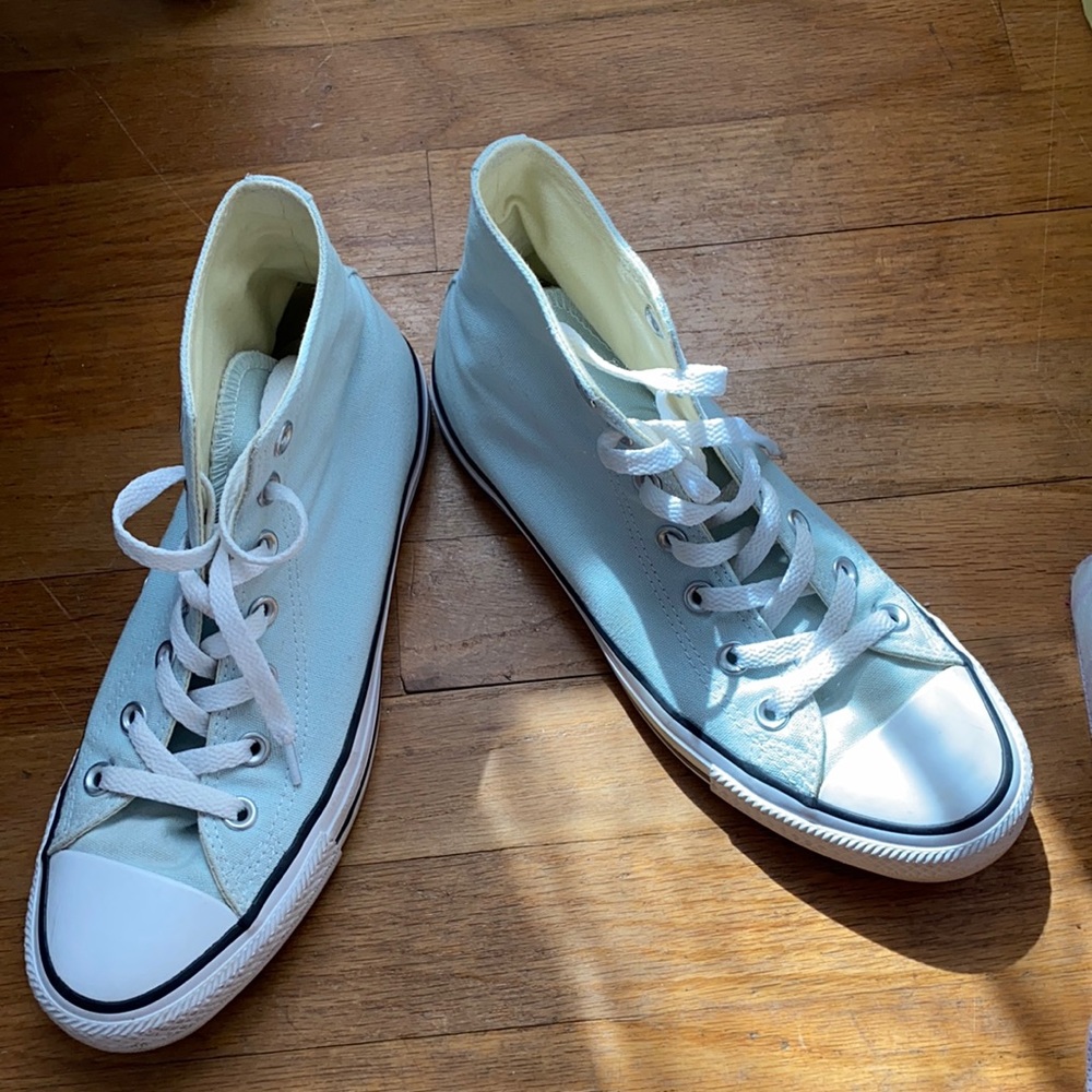 Blue Converse Hightops
